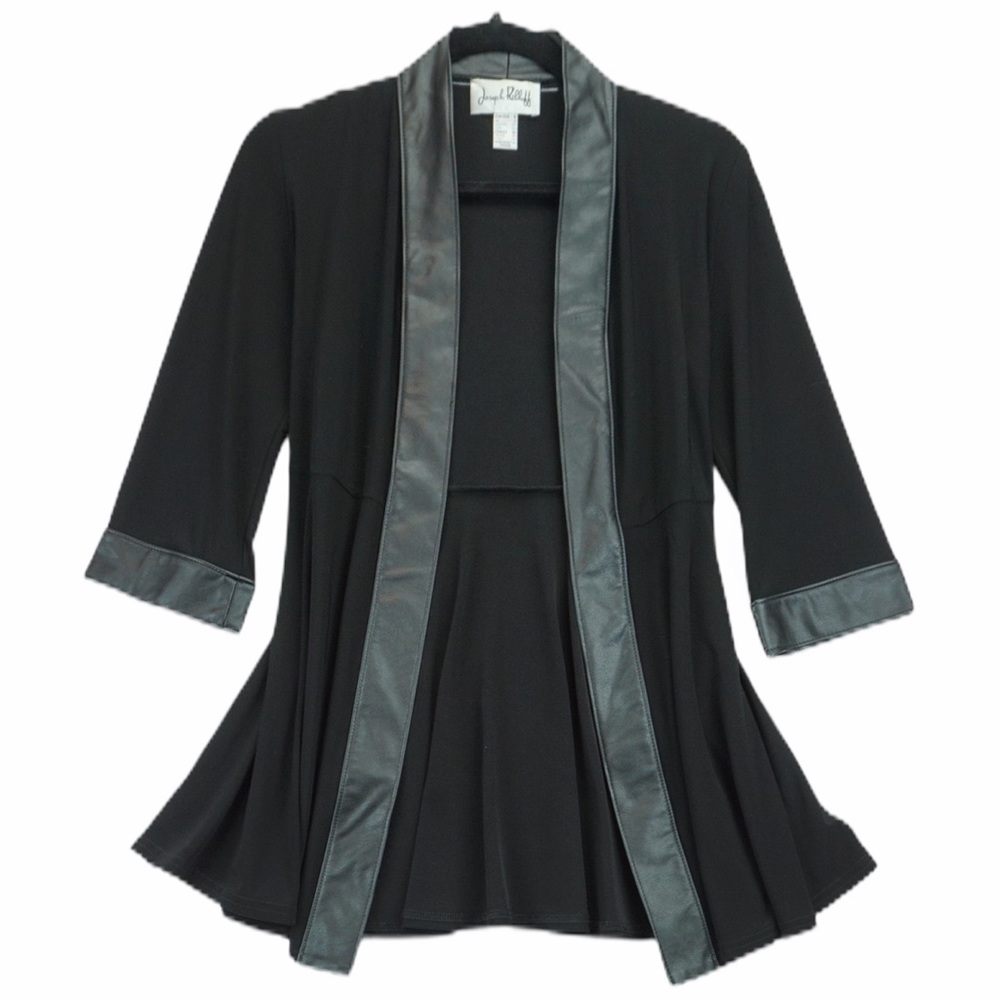Joseph Ribkoff size 6 black blazer cardigan
